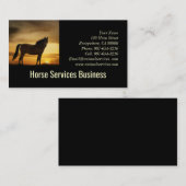 Paardenvoer Diervoederdierenarts Visitekaartje (Voorkant / Achterkant)