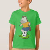 Paardenvoetballer Voetbal T-shirt (Voorkant)