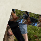 Paardenvriend Forever, keukenhanddoek Strandlaken (In situ)