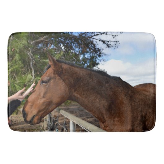 Paardenvriend Forever, Memory Foam Bathmat Badmat (Voorkant)