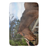 Paardenvriend Forever, Memory Foam Bathmat Badmat (Voorkant Verticaal)