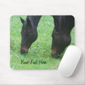 Paardenvrienden Grazing Animal Mousepad Muismat (Met muis)