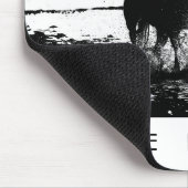 Paardenvrijheid moderne, elegante Pop kunst Muismat (Hoek)