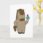 Paardenwafelijs Kaart (Gele Bloem)