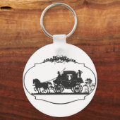 paardenwagen sleutelhanger (Voorkant)