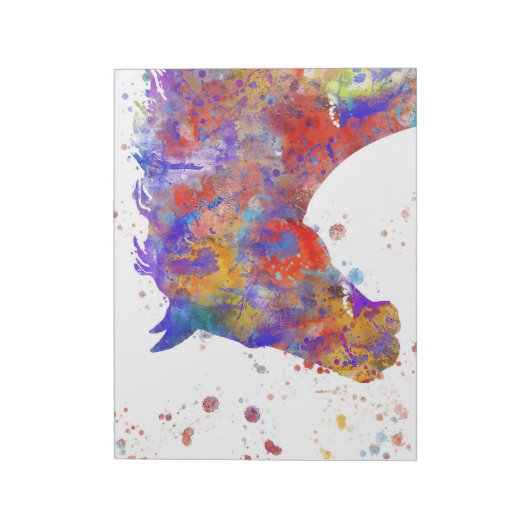 PaardenWaterverf Notitieblok (Linkerzijde)