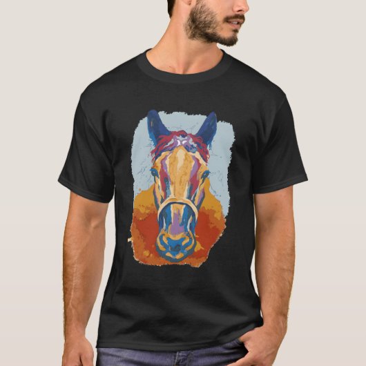 PaardenWaterverf T-shirt (Voorkant)