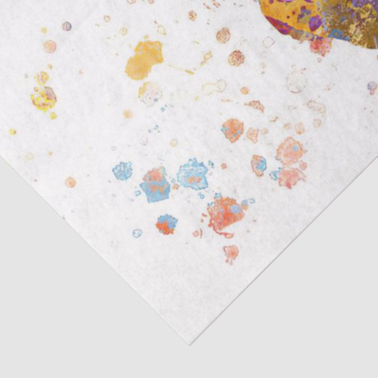 PaardenWaterverf Tissuepapier (Detail)