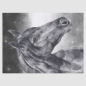 PaardenWaterverf Tissuepapier (Voorkant)