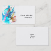 PaardenWaterverf Visitekaartje (Voorkant / Achterkant)