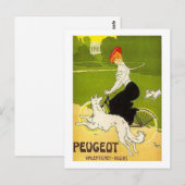  paardenwedloop met honden briefkaart (Voorkant / Achterkant)