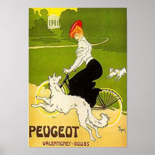 paardenwedloop met honden poster (Voorkant)