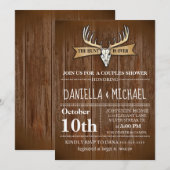 Paardenweduwenshunt is over bruiloft kaart (Voorkant / Achterkant)