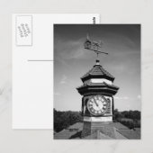 Paardenweerdamp en kloktoren briefkaart (Voorkant / Achterkant)