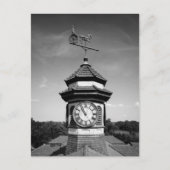 Paardenweerdamp en kloktoren briefkaart (Voorkant)