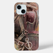 PaardenWestern Rustisch Land  Kunst Case-Mate iPhone Case (Achterkant)