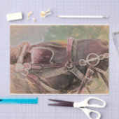 PaardenWestern Rustisch land kunst Tissuepapier (Craft)