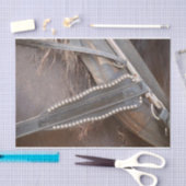 PaardenWesterne bruine roestvrijbuiter Tissuepapier (Craft)