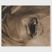 PaardenWesterne Rustische  ontkoppeling Cadeaupapier (Vlak)