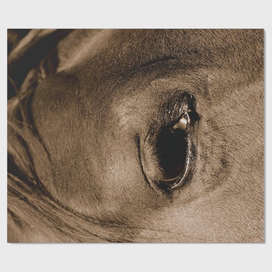 PaardenWesterne Rustische  ontkoppeling Cadeaupapier (Vlak)