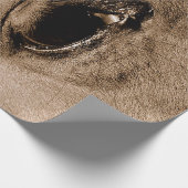 PaardenWesterne Rustische  ontkoppeling Cadeaupapier (Hoek)