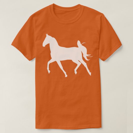 Paardenwit T-shirt (Design voorkant)