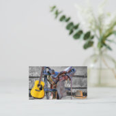 Paardenzadels op het Western Visitekaartje van het (Staand voorkant)