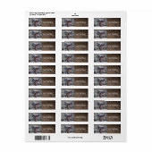 Paardenzadels, Westerne wagelwielen Etiket (Full Sheet)