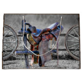 Paardenzadels, Westerne wagelwielen Groot Cadeauzakje (Voorkant)