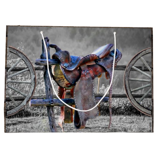 Paardenzadels, Westerne wagelwielen Groot Cadeauzakje (Achterkant)