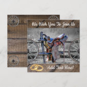 Paardenzadels, Westerne wagelwielen Kaart (Voorkant / Achterkant)