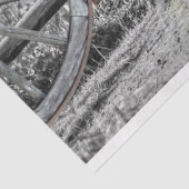 Paardenzadels, Westerne wagelwielen Tissuepapier (Detail)