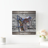 Paardenzadels, Westerne wagelwielen  Vierkante Klok (Huis)