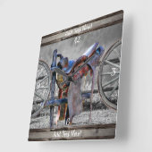 Paardenzadels, Westerne wagelwielen  Vierkante Klok (Hoek)