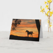 Paardenzon en eikenboom NB Kaart (Gele Bloem)