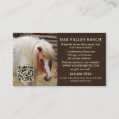 Paardenzorg en Autisme Therapie Visitekaartje (Achterkant)