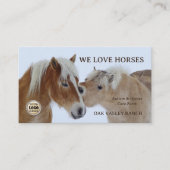 Paardenzorg en Autisme Therapie Visitekaartje (Voorkant)