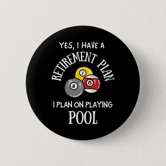 Paardespeelpool Funny Pool Player Bil Ronde Button 5,7 Cm (Voorkant)