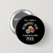 Paardespeelpool Funny Pool Player Bil Ronde Button 5,7 Cm (Voorkant /achterkant)