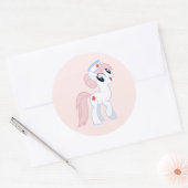 Paardje Ronde Sticker (Envelop)