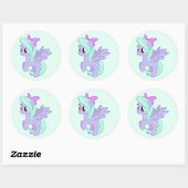 Paardje Ronde Sticker (Vel)