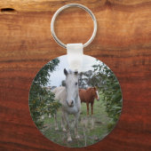 Paardjes gluren, sleutelhanger (Voorkant)