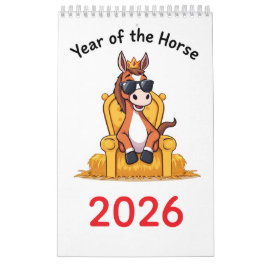 Paardkalender 2026 Gelukkig Paard Kalender