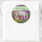 Paardkampaangepaste jaargetrouwe stickers (Tas)
