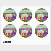 Paardkampletters voor het jaar op stickers (Vel)