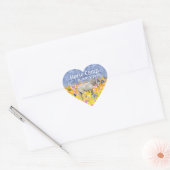 Paardkampsummer aangepaste jaarstickers hart sticker (Envelop)