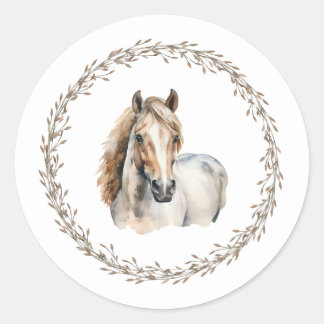Paardkrans Cadeau Stickers