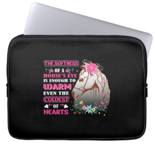 Paardkunst De Zachtheid Van Het Oog Van Een Paard Laptop Sleeve