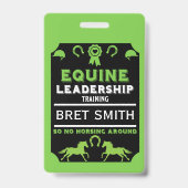 Paardleiderschapstraining Badge (Achterkant)