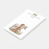 Paardliefhebber Cadeau Briefpapier Post-it® Notes (Schuin)